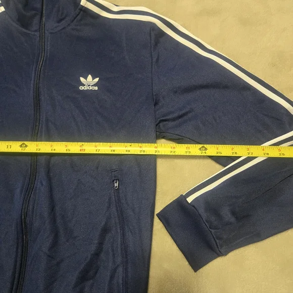 Adidas Original Adicolor Classic Firebird Navy Track Jacket Mens Size M Full Zip - Picture 6 of 7